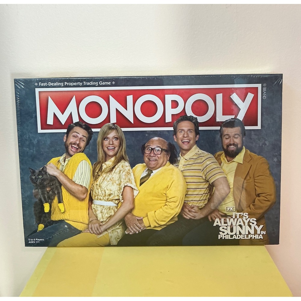 Monopoly Its Always Sunny In Philadelphia‎ Board Game Brand New Sealed